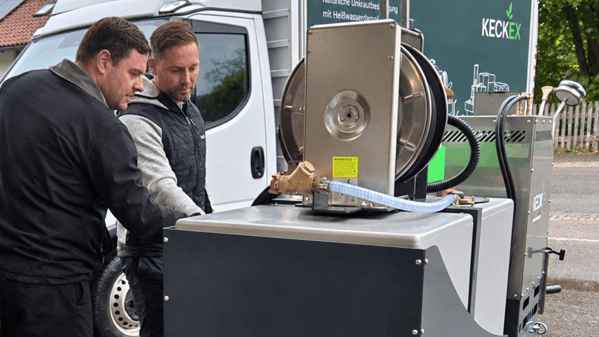 Putting KECKEX to work: seeing chemical-free weed control in practice