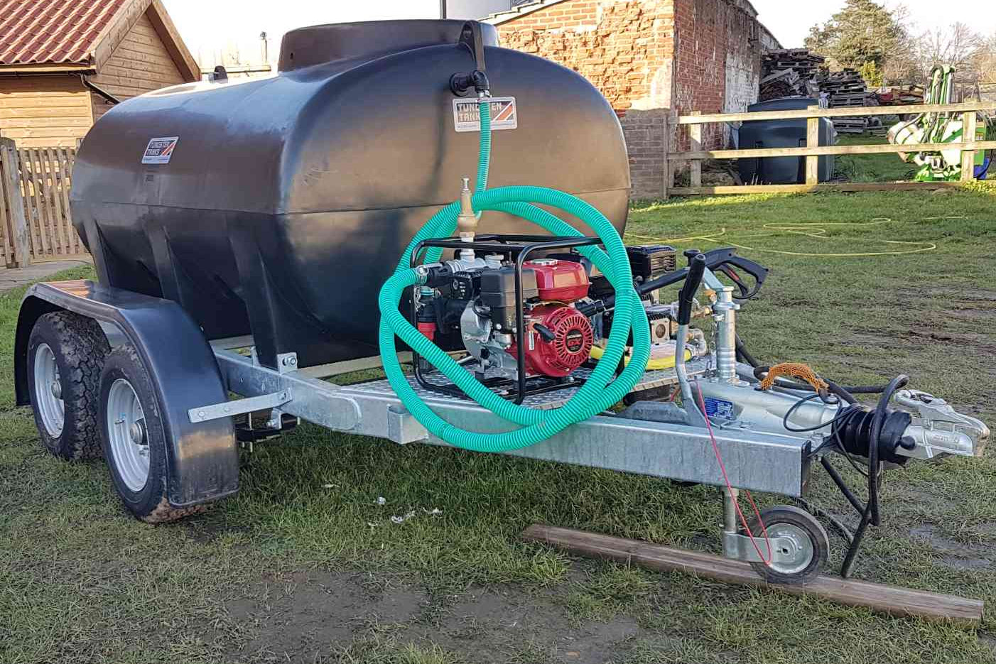 1200L Road Tow Pressure Washer & Water Bowser Combi