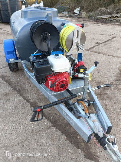 1200L Road Tow Pressure Washer & Water Bowser Combi