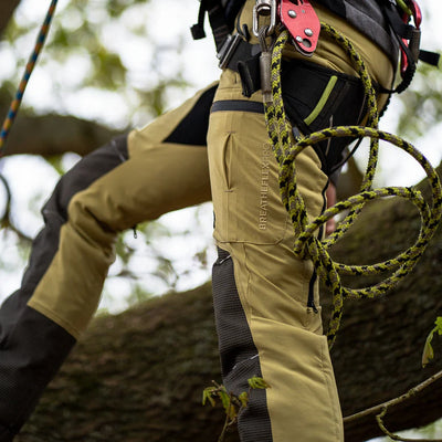 Arbortec AT4060 Breatheflex Pro Chainsaw Trousers Design A Class 1 - Beige