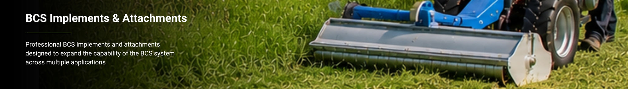 BCS Tractor Implements