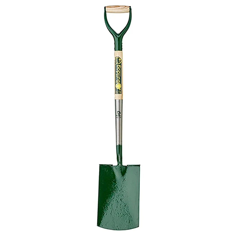 Bulldog Flat Treaded Digging Spade with Ash YD Handle 28"