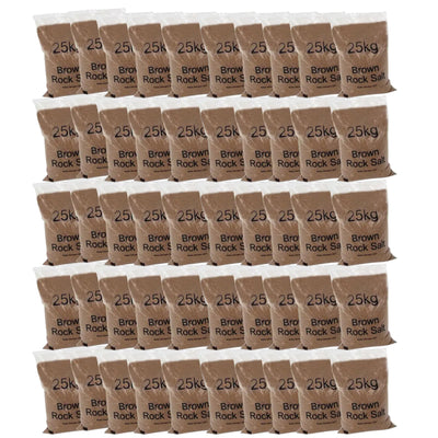 Bulk Bag Brown Rock Salt Pallet (50 x 25kg bags)