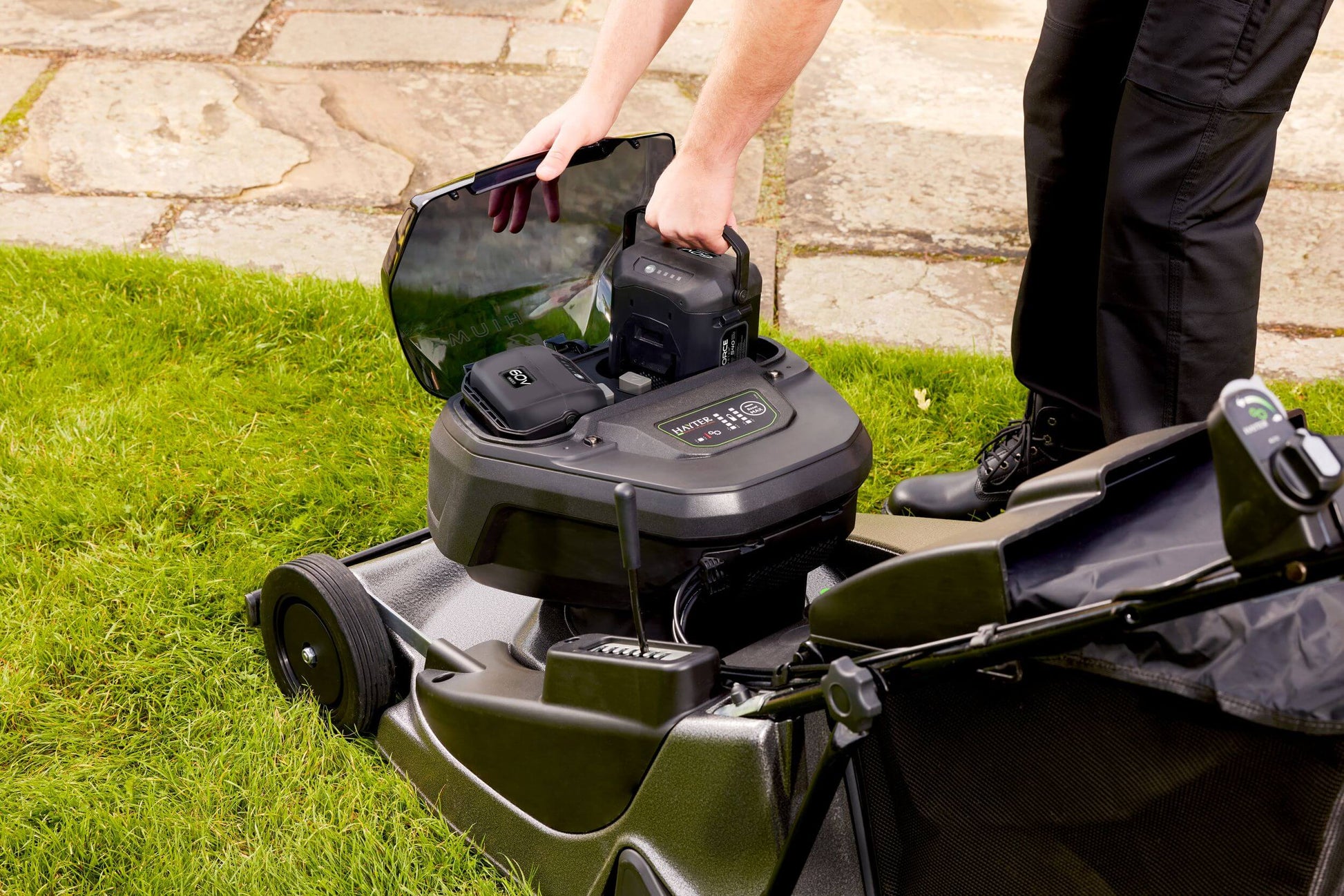 Hayter Harrier 48 Pro HA478A Rear Roller Cordless  Mower 19"
