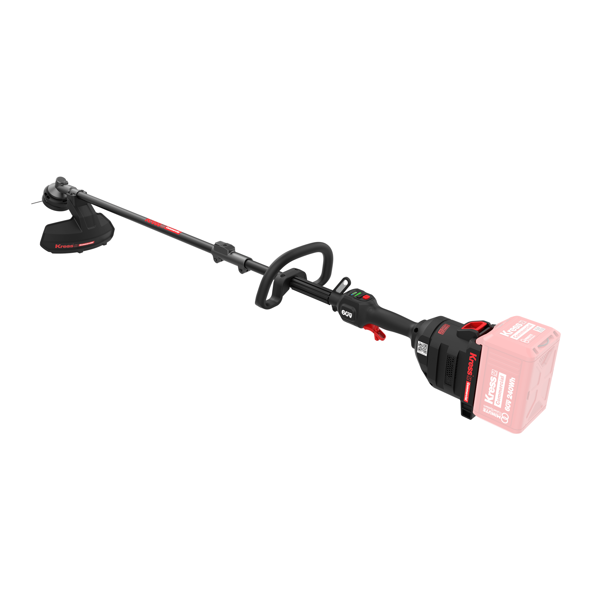 Kress KC120.9 Commercial 60V Power Head with Trimmer Line Attachment