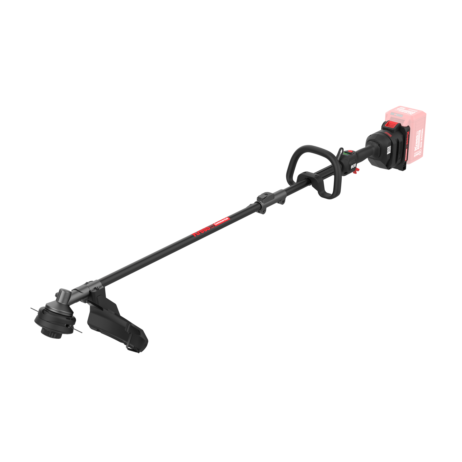 Kress KC120.9 Commercial 60V Power Head with Trimmer Line Attachment
