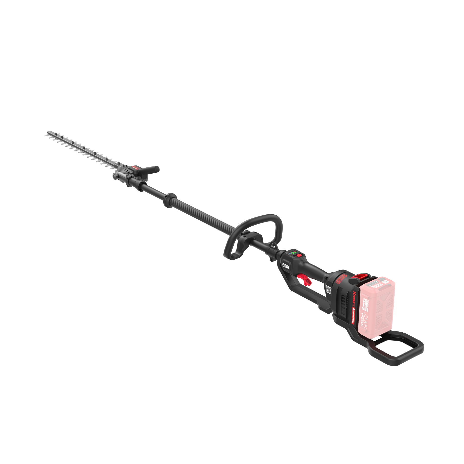 Kress KC240.9 Commercial 60V Short Reach Pole Cordless Hedge Trimmer