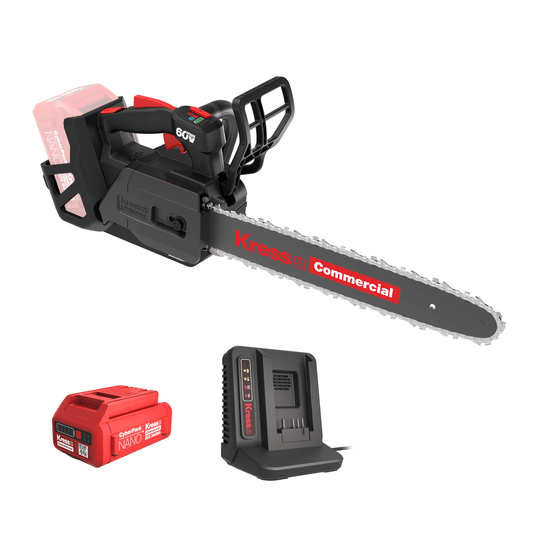 Kress KC320.9 Commercial 60V Top-Handle Chainsaw Bundle