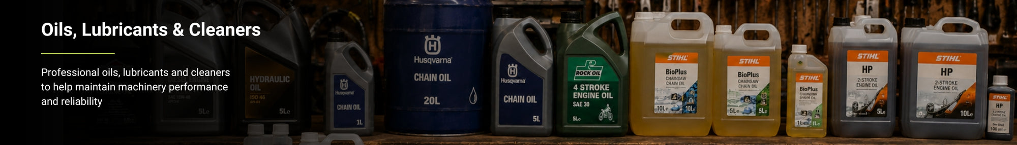 Oils, Lubricants & Cleaners