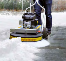 Westermann WR870 Petrol Moss Brush Sweeper with Wire Brush