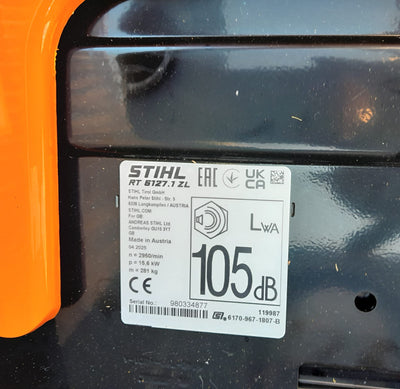 SHOP SOILED STIHL RT6127 ZL Petrol Ride On Mower 125cm (49")