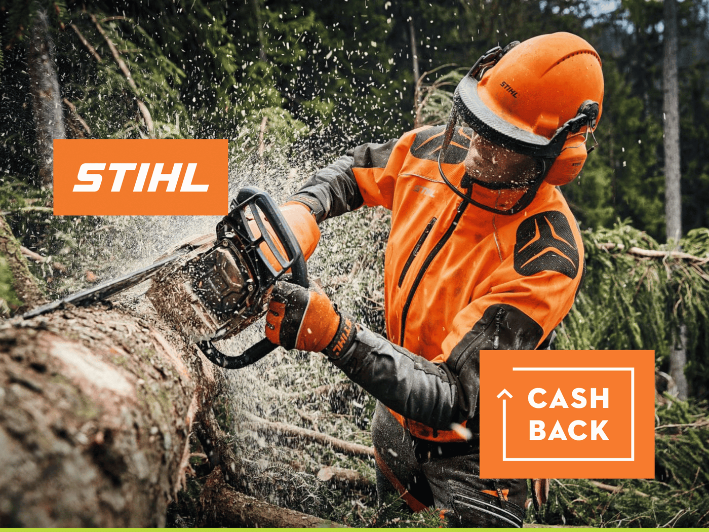 Get up to £75 cashback on selected STIHL tools