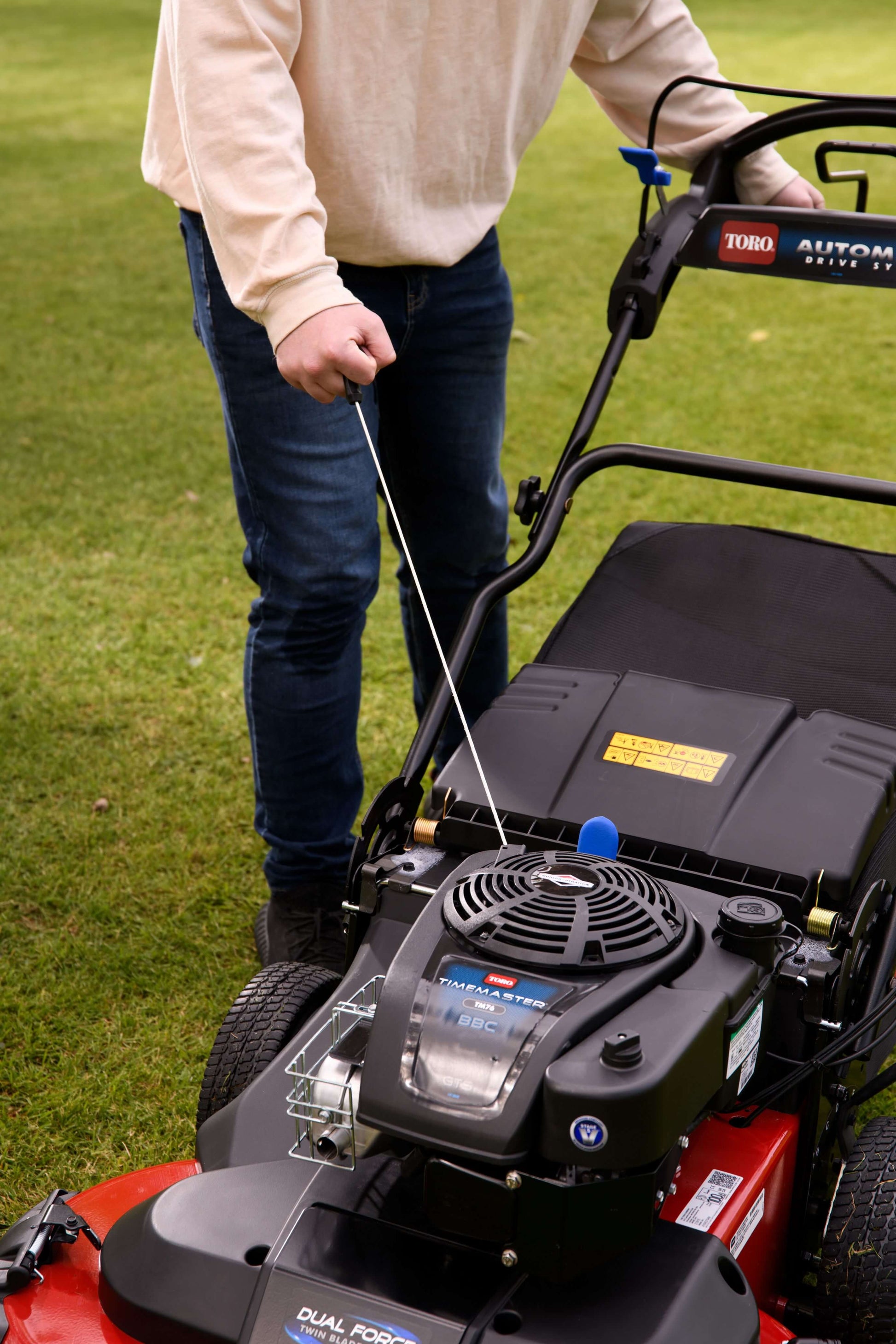 Toro TM76 TimeMaster Heavy Duty Rotary Self Propelled BBC Petrol Mower 30"