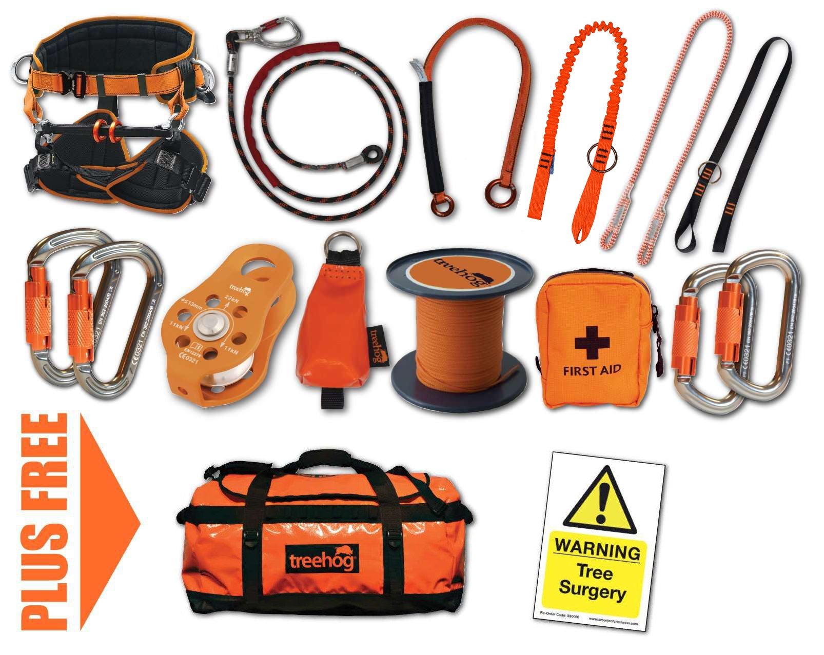 Treehog THCKIT2 Standard Climbing Kit - Orange