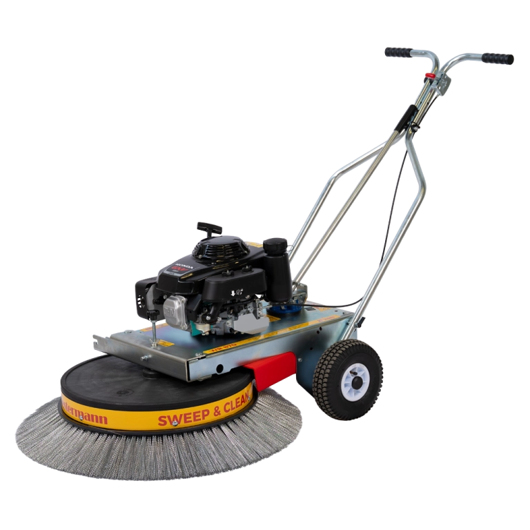 Westermann WR870-GXV160 Petrol Industrial Moss Brush Sweeper with Wire Brush