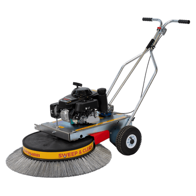 Westermann WR870 Petrol Moss Brush Sweeper with Wire Brush