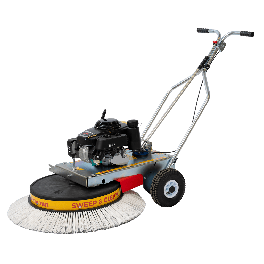 Westermann WR870 Petrol Moss Brush Sweeper with Wire Brush