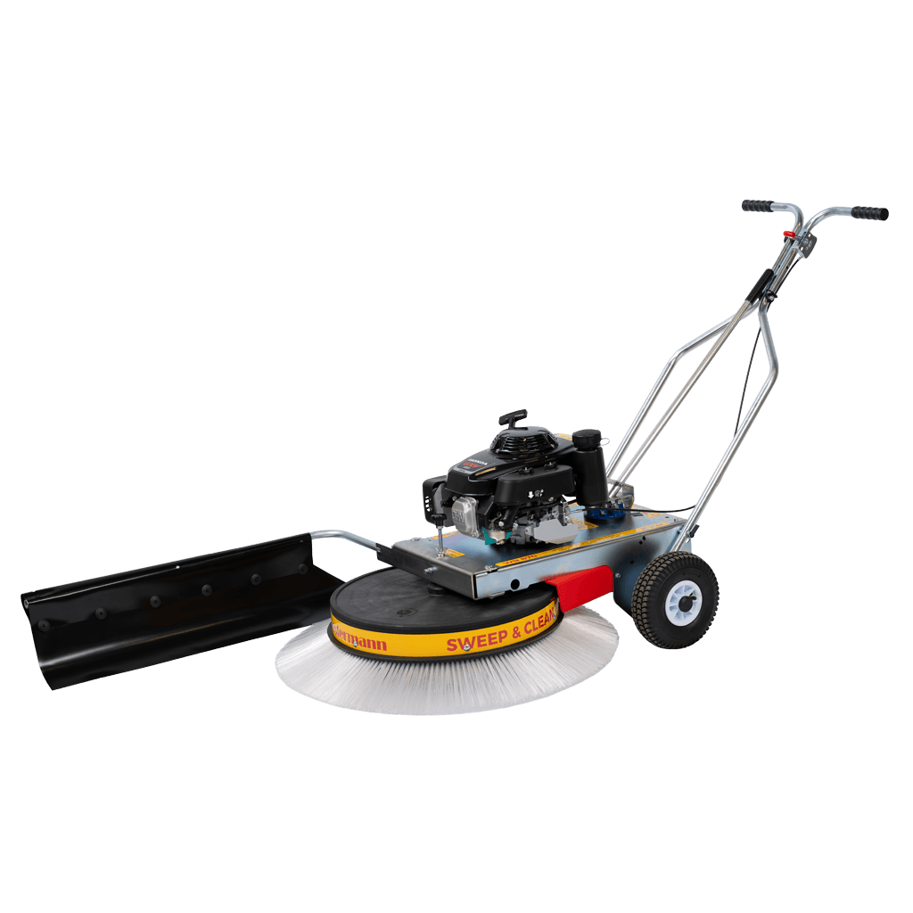 Westermann WR870 Petrol Moss Brush Sweeper with Wire Brush