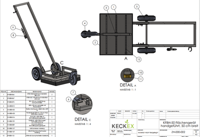 KECKEX 50cm Surface Area Application Unit