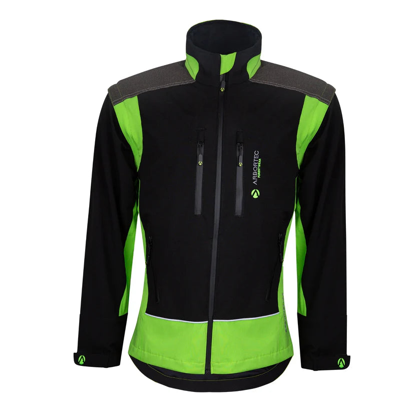 Arbortec AT4000 Breatheflex Performance Work Jacket - Lime