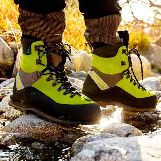 Arbortec AT33000 Scafell Lite Class 2 Chainsaw Protection Boots - Lime
