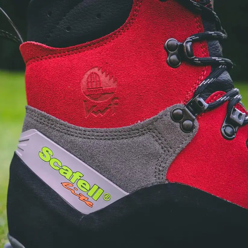 Arbortec AT33400 Scafell Lite Class 2 Chainsaw Protection Boots - Red
