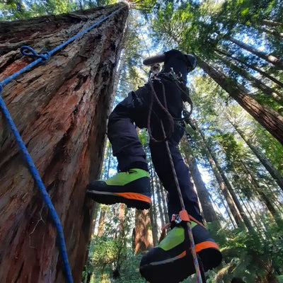 Arbortec AT34000 Kayo Chainsaw Protective Climbing Boots - Lime