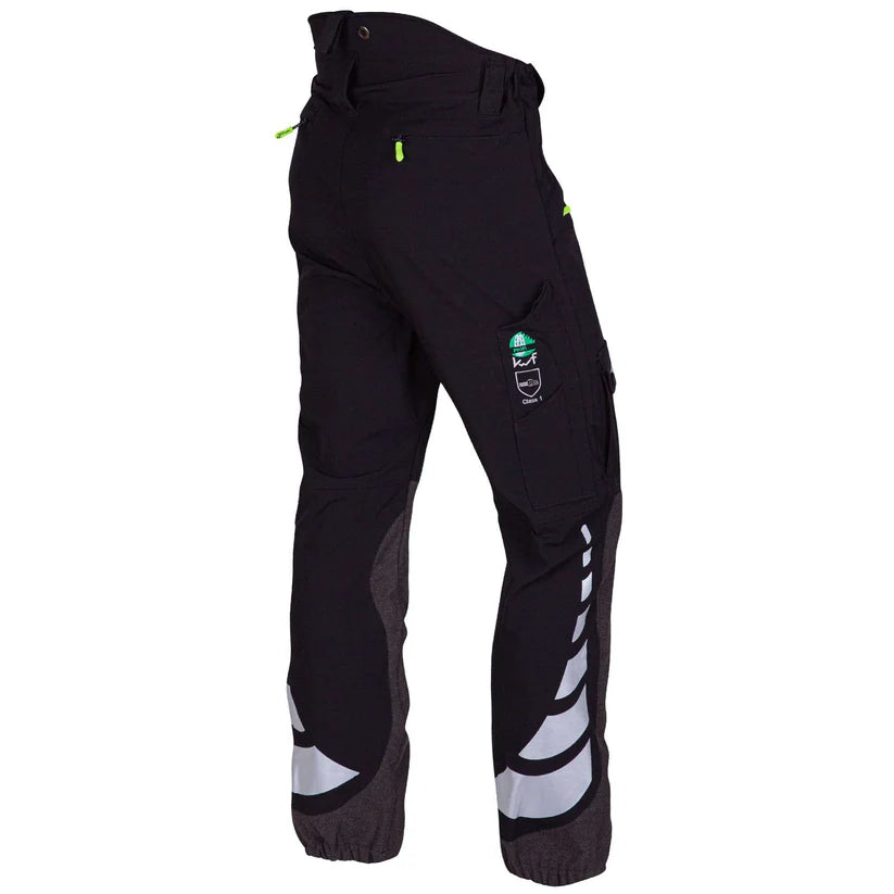 Arbortec AT4010 Breatheflex Chainsaw Trousers Design A Class 1 - Black