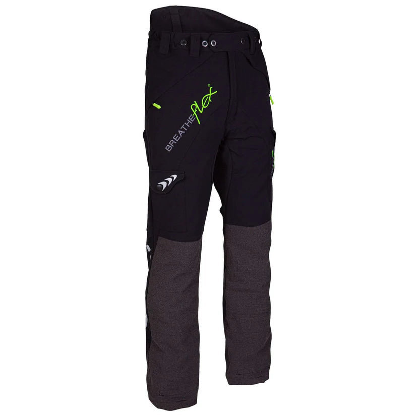 Arbortec AT4010 Breatheflex Chainsaw Trousers Design A Class 1 - Black