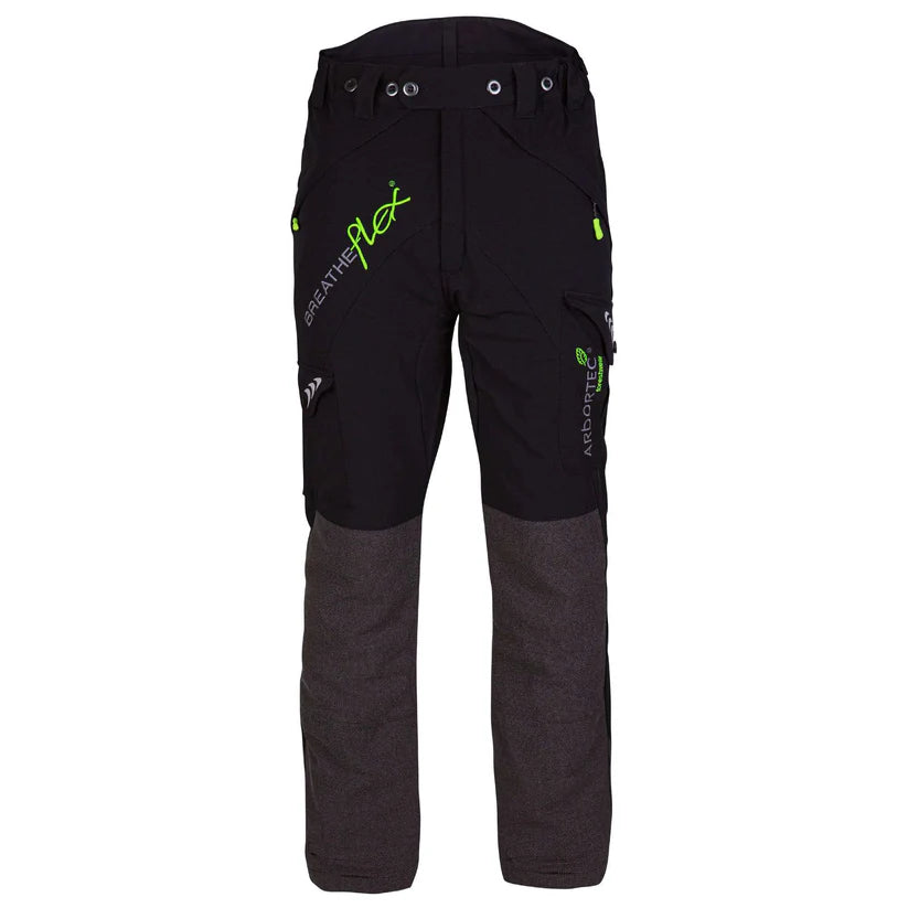 Arbortec AT4010 Breatheflex Chainsaw Trousers Design A Class 1 - Black