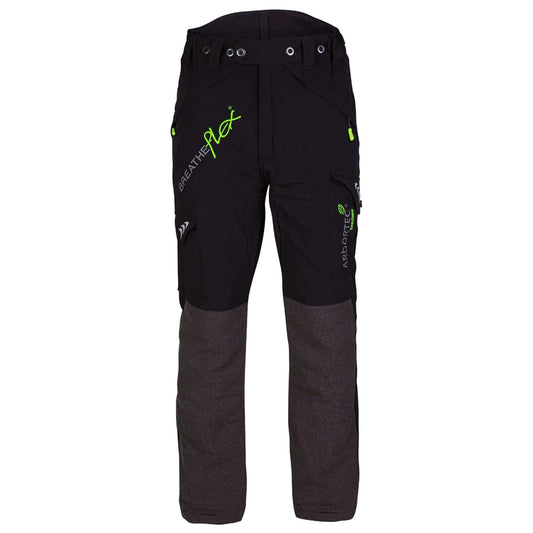 Arbortec AT4010 Breatheflex Chainsaw Trousers Design A Class 1 - Black