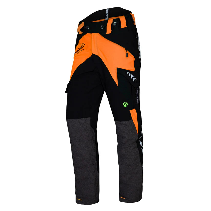 Arbortec AT4010 Breatheflex Chainsaw Trousers Design A Class 1 - Orange