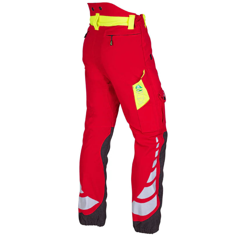 Arbortec AT4010 Breatheflex Chainsaw Trousers Design A Class 1 - Red