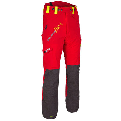 Arbortec AT4010 Breatheflex Chainsaw Trousers Design A Class 1 - Red