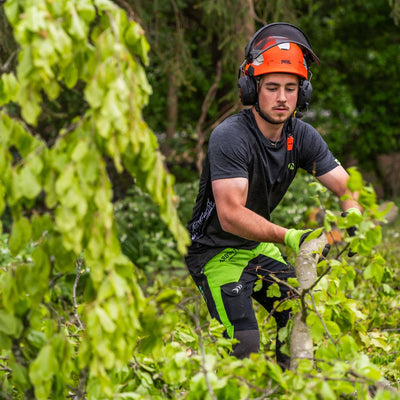 Arbortec AT4010 Breatheflex Chainsaw Trousers Design A Class 1 - Lime
