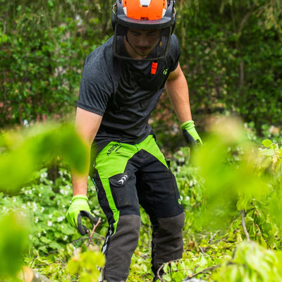 Arbortec AT4010 Breatheflex Chainsaw Trousers Design A Class 1 - Lime