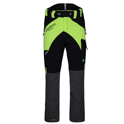 Arbortec AT4010 Breatheflex Chainsaw Trousers Design A Class 1 - Lime