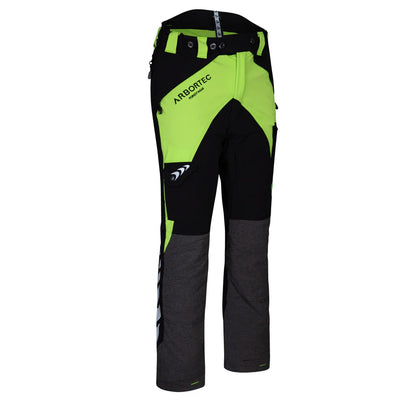 Arbortec AT4010 Breatheflex Chainsaw Trousers Design A Class 1 - Lime
