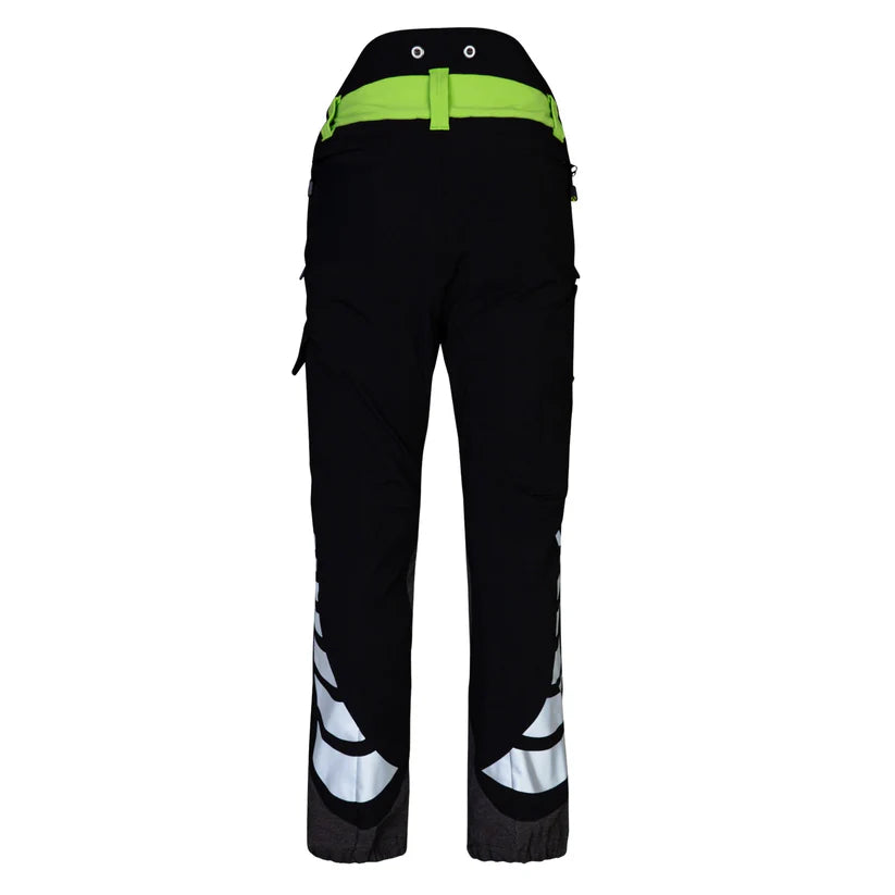 Arbortec AT4050 Breatheflex Chainsaw Trousers Design C Class 1 - Lime