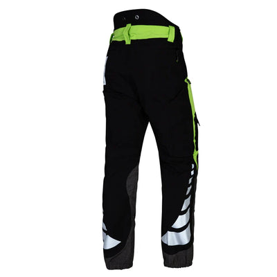 Arbortec AT4050 Breatheflex Chainsaw Trousers Design C Class 1 - Lime