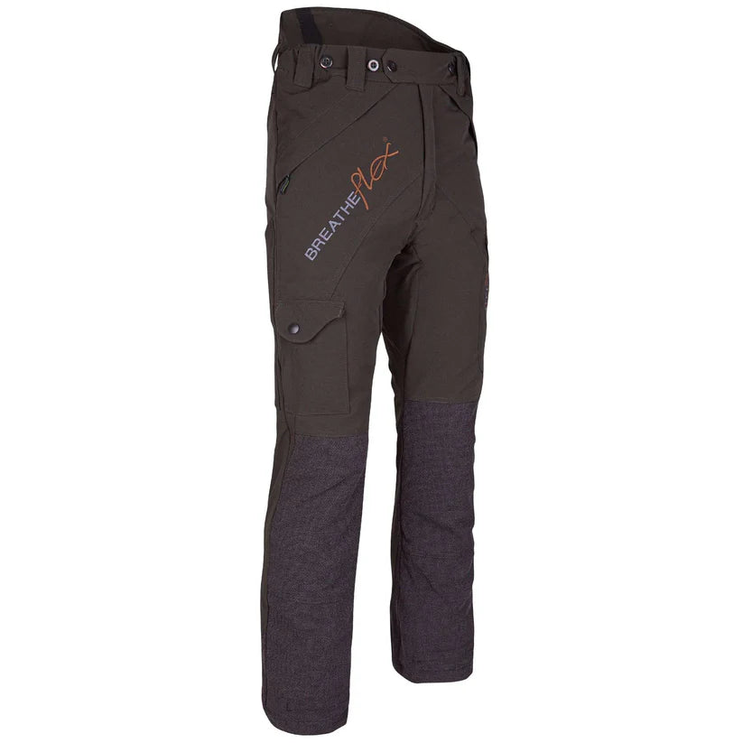Arbortec AT4050 Breatheflex Chainsaw Trousers Design C Class 1 - Olive