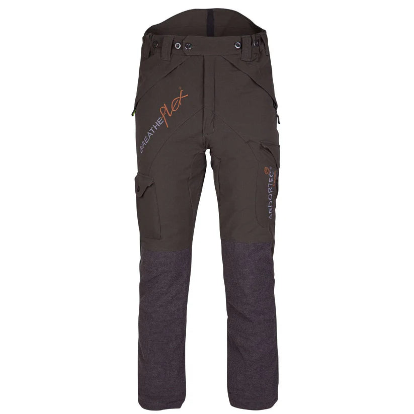 Arbortec AT4050 Breatheflex Chainsaw Trousers Design C Class 1 - Olive