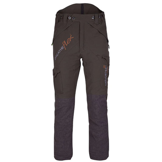 Arbortec AT4050 Breatheflex Chainsaw Trousers Design C Class 1 - Olive