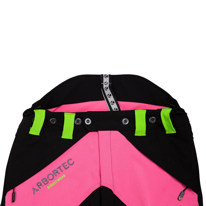 Arbortec AT4050 Breatheflex Chainsaw Trousers Design C Class 1 - Pink