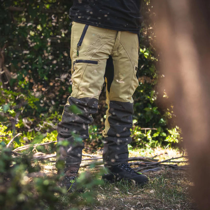 Arbortec AT4060 Breatheflex Pro Chainsaw Trousers Design A Class 1 - Beige