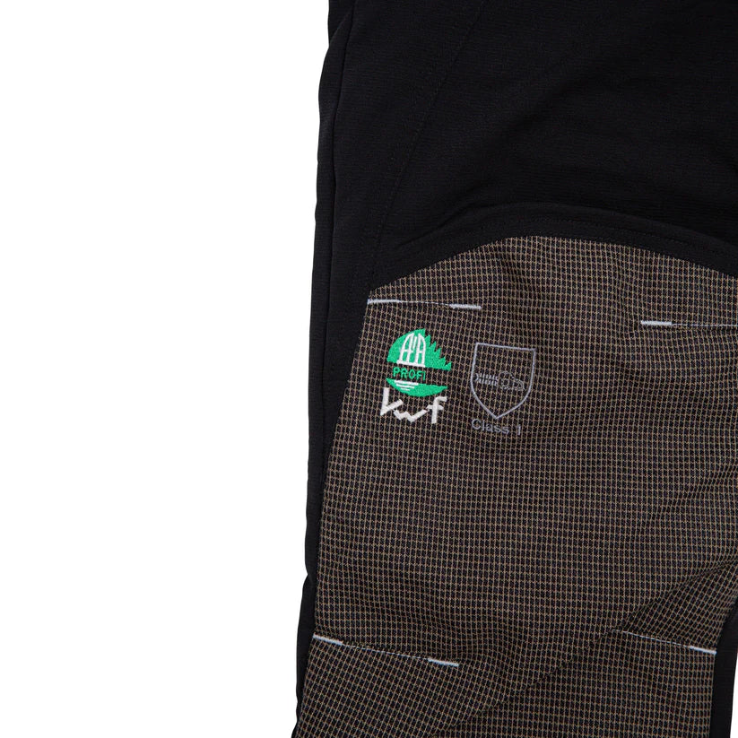 Arbortec AT4060 Breatheflex Pro Chainsaw Trousers Design A Class 1 - Black