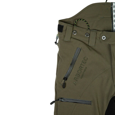 Arbortec AT4060 Breatheflex Pro Chainsaw Trousers Design A Class 1 - Olive