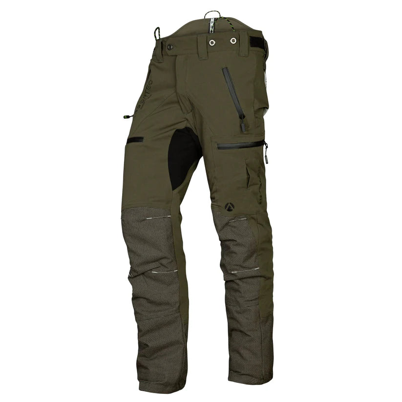 Arbortec AT4060 Breatheflex Pro Chainsaw Trousers Design A Class 1 - Olive