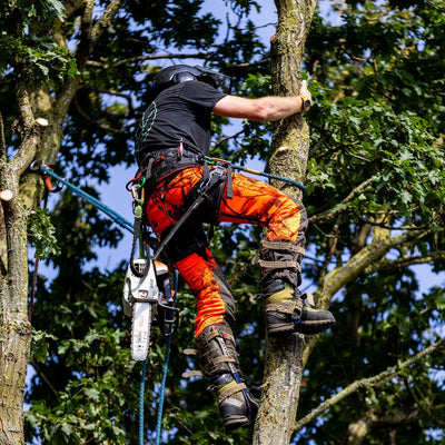 Arbortec AT4060 Breatheflex Pro Realtree Chainsaw Trousers Design A Class 1 - Orange