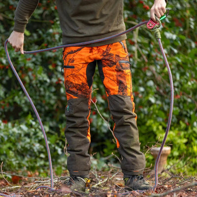 Arbortec AT4060 Breatheflex Pro Realtree Chainsaw Trousers Design A Class 1 - Orange